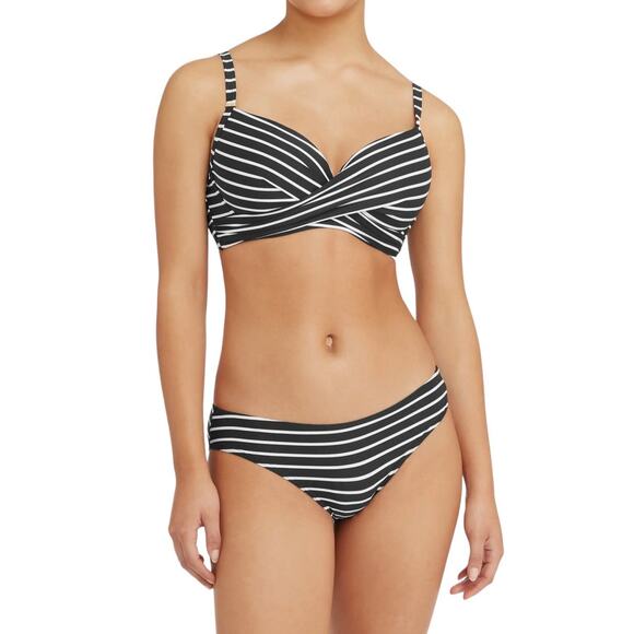 NWT! Sea Level Charmarel Cross Front Moulded Underwire Bikini Top - Size 8 - Picture 4 of 12